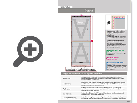 Product Bild hochwertiger_sitzsack__komplett_vollfl__chig_4-farbig_bedruckt
